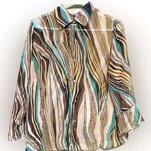 NICOLA Womens Blouse Size: M